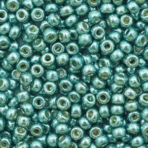 Miyuki rocailles 8/0 Duracoat galvanized sea foam green - 5 gram-Kraaltjes van Renate