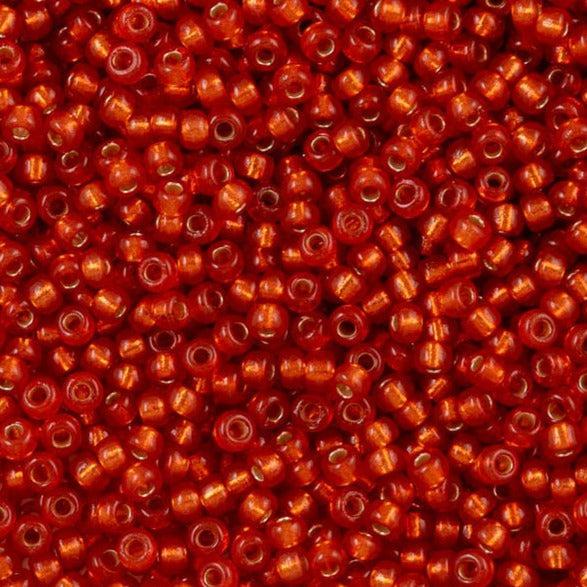 Miyuki rocailles 8/0 (3mm) Duracoat silverlined watermelon 8-4243-Kralen-Kraaltjes van Renate