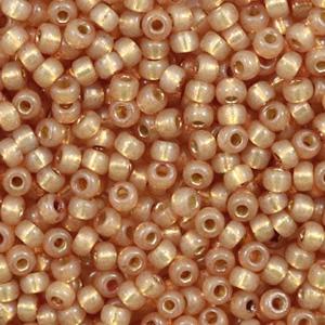 Miyuki rocailles 8/0 Duracoat silverlined dyed topaz gold - 5 gram-Kraaltjes van Renate
