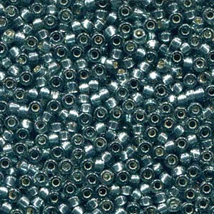 Miyuki rocailles 8-4275 Duracoat silver lined dyed Dark green 8/0 (3mm) - 5 gram-Kralen-Kraaltjes van Renate