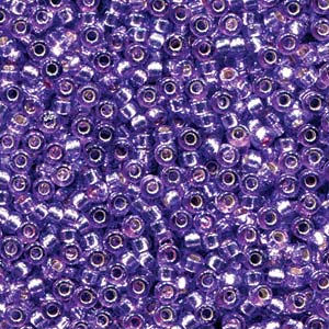 Miyuki rocailles 8-4278 Duracoat silver lined dyed Lavender 8/0 (3mm) - 5 gram-Kralen-Kraaltjes van Renate