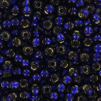 Miyuki rocailles 8-4281 duracoat silverlined dyed navy blue 8/0 (3mm) - 5 gram-Kralen-Kraaltjes van Renate