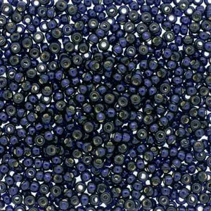 Miyuki rocailles 8-4282 duracoat silverlined dyed dark navy blue 8/0 (3mm) - 5 gram-Kralen-Kraaltjes van Renate