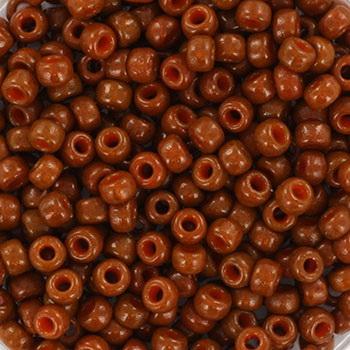 Miyuki rocailles 8/0 Duracoat opaque sienna - 5 gram-Kraaltjes van Renate