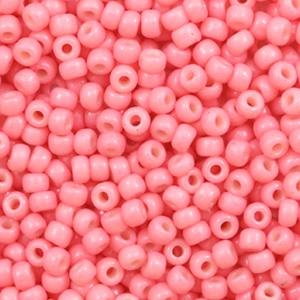 Miyuki rocailles 8/0 Duracoat opaque guava pink - 5 gram-Kraaltjes van Renate