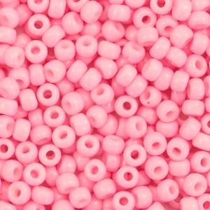 Miyuki rocailles 8/0 Duracoat opaque light carnation pink - 5 gram-Kraaltjes van Renate