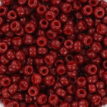 Miyuki rocailles 8/0 Duracoat opaque jujube - 5 gram-Kraaltjes van Renate