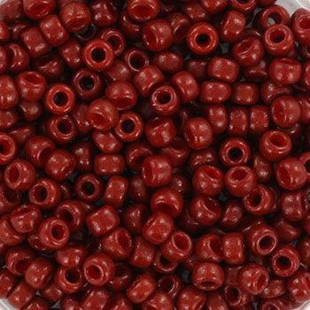 Miyuki rocailles 8-4470 duracoat opaque maroon 8/0 (3mm) - 5 gram-Kralen-Kraaltjes van Renate