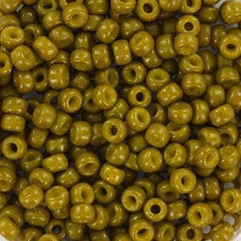 Miyuki rocailles 8-4491 duracoat opaque spanish olive 8/0 (3mm) - 5 gram-Kralen-Kraaltjes van Renate