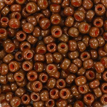 Miyuki rocailles 8-4492 duracoat opaque cognac 8/0 (3mm) - 5 gram-Kralen-Kraaltjes van Renate