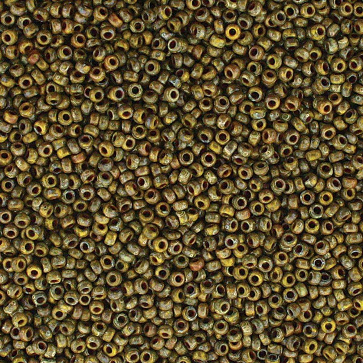 Miyuki rocailles 8-4519 picasso yellow opaque 8/0 (3mm) - 5 gram-Kralen-Kraaltjes van Renate