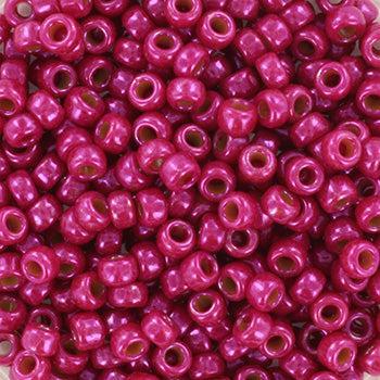 Miyuki rocailles 8-4845 Opaque Dyed Fuchsia 8/0 (3mm) - 5 gram-Kralen-Kraaltjes van Renate