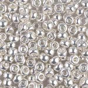 Miyuki rocailles 8/0 Sterling silver plated - 5 gram-Kraaltjes van Renate