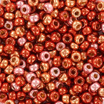 Miyuki rocailles 8/0 Mix duracoat galvanized pink confetti - 5 gram-Kralen-Kraaltjes van Renate