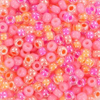 Miyuki rocailles 8-mix114 mix bubblegum (3mm) - 5 gram-Kralen-Kraaltjes van Renate