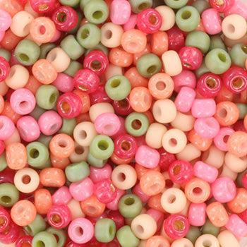 Miyuki rocailles 8-mix122 magic flower mix 8/0 (3mm) - 5 gram-Kralen-Kraaltjes van Renate
