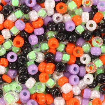 Miyuki rocailles 8-mix124 halloween 8/0 (3mm) - 5 gram-Kralen-Kraaltjes van Renate