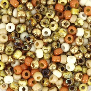 Miyuki rocailles 8-mix126 sand dunes 8/0 (3mm) - 5 gram-Kralen-Kraaltjes van Renate