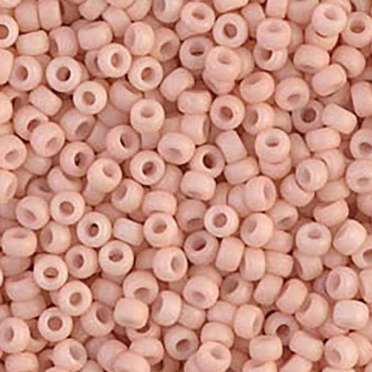 Miyuki rocailles 8/0 (3mm) opaque matte blush 8-2023 - 5 gram-Kralen-Kraaltjes van Renate