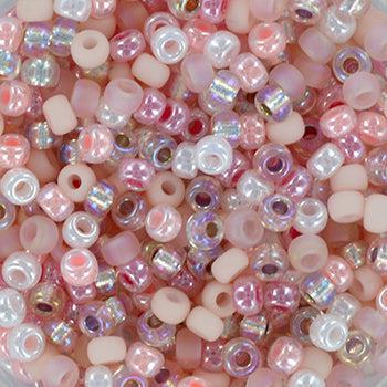 Miyuki rocailles 8/0 Mix baby pink - 5 gram-Kralen-Kraaltjes van Renate