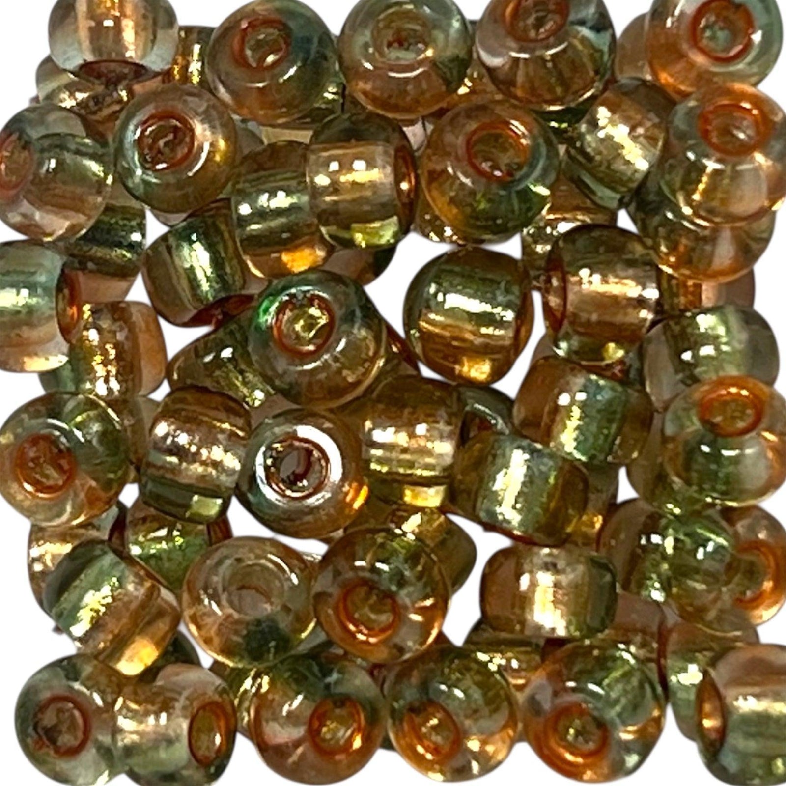 Miyuki rocailles silverlined peach smoke 5/0 (4,5mm) - 5 gram-Kralen-Kraaltjes van Renate