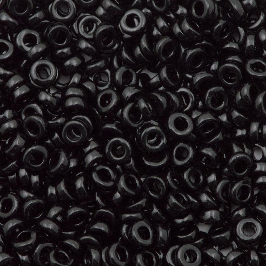 Miyuki spacer 2,2x1mm Opaque black 401 - 5 gram-Kralen-Kraaltjes van Renate