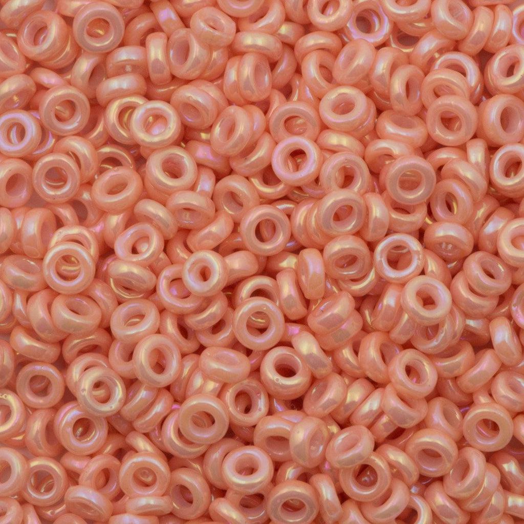 Miyuki spacer 2,2x1mm Opaque salmon luster 596 - 5 gram-Kralen-Kraaltjes van Renate