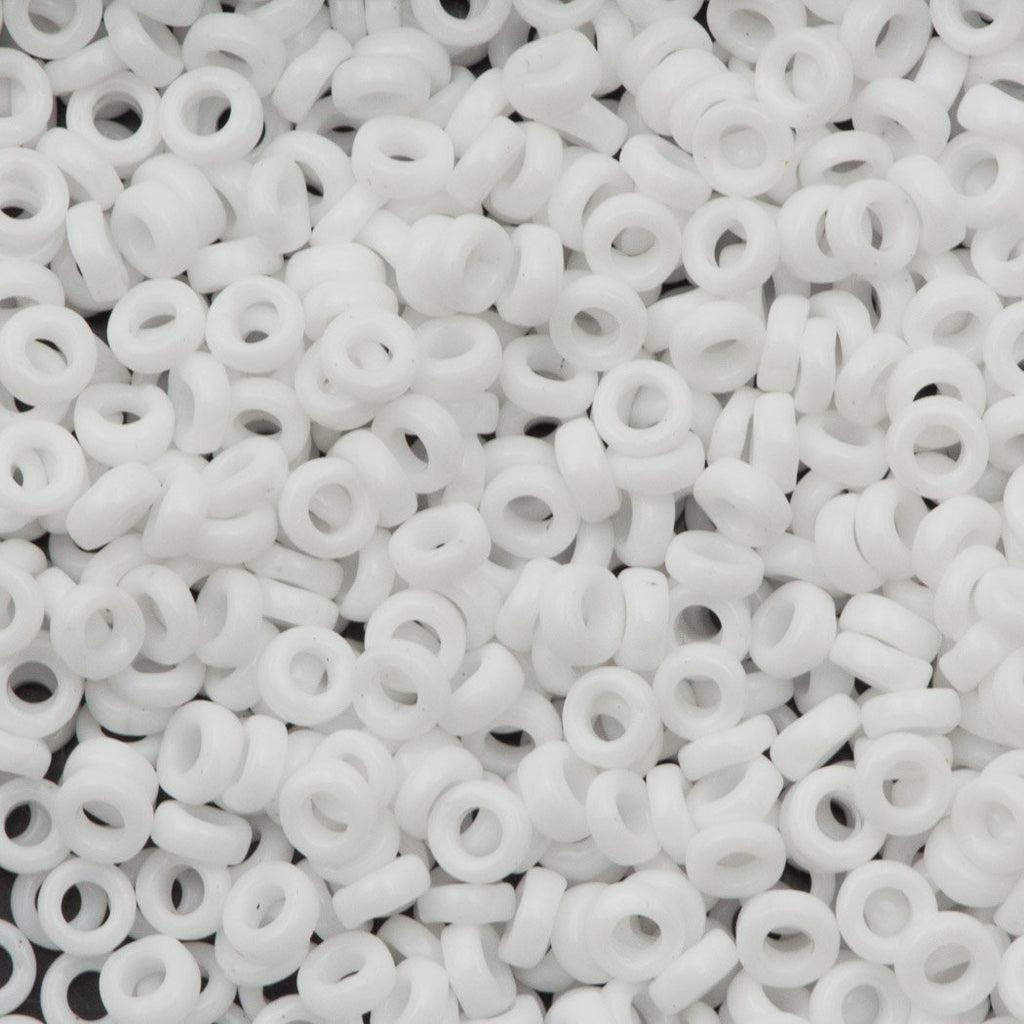 Miyuki spacer 2,2x1mm Opaque white 402 - 5 gram-Kralen-Kraaltjes van Renate