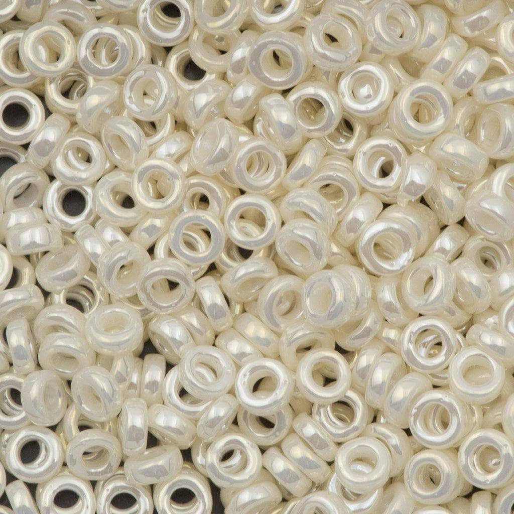 Miyuki spacer 3x1,3mm Antique pearl ceylon 592 - 5 gram-Kralen-Kraaltjes van Renate