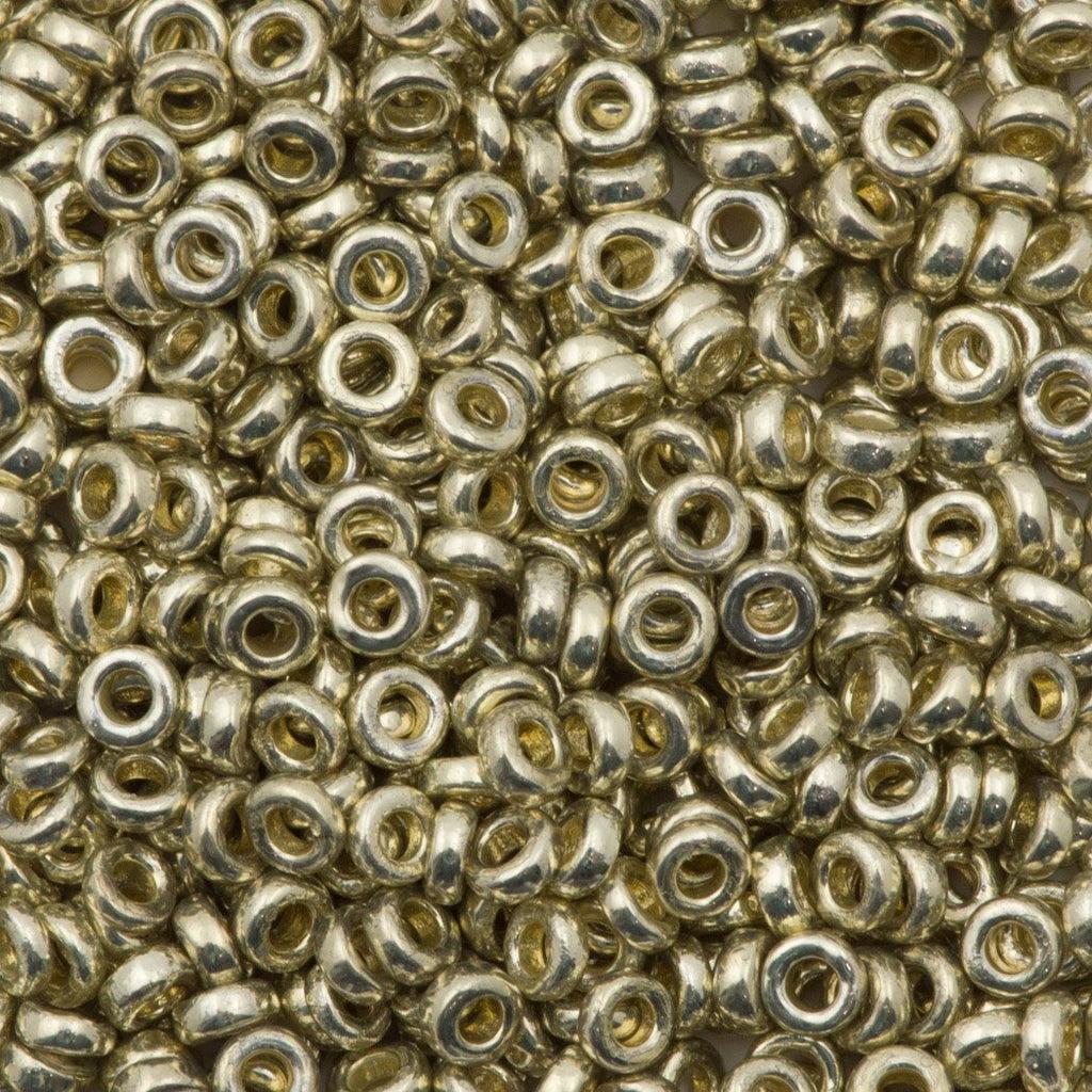 Miyuki spacer 3x1,3mm Duracoat galvanized silver 4201 - 5 gram-Kralen-Kraaltjes van Renate