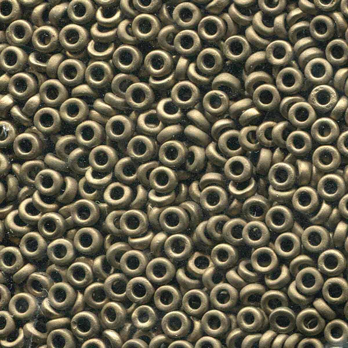 Miyuki spacer 3x1,3mm metallic matt dark bronze 2006 - 5 gram-Kralen-Kraaltjes van Renate