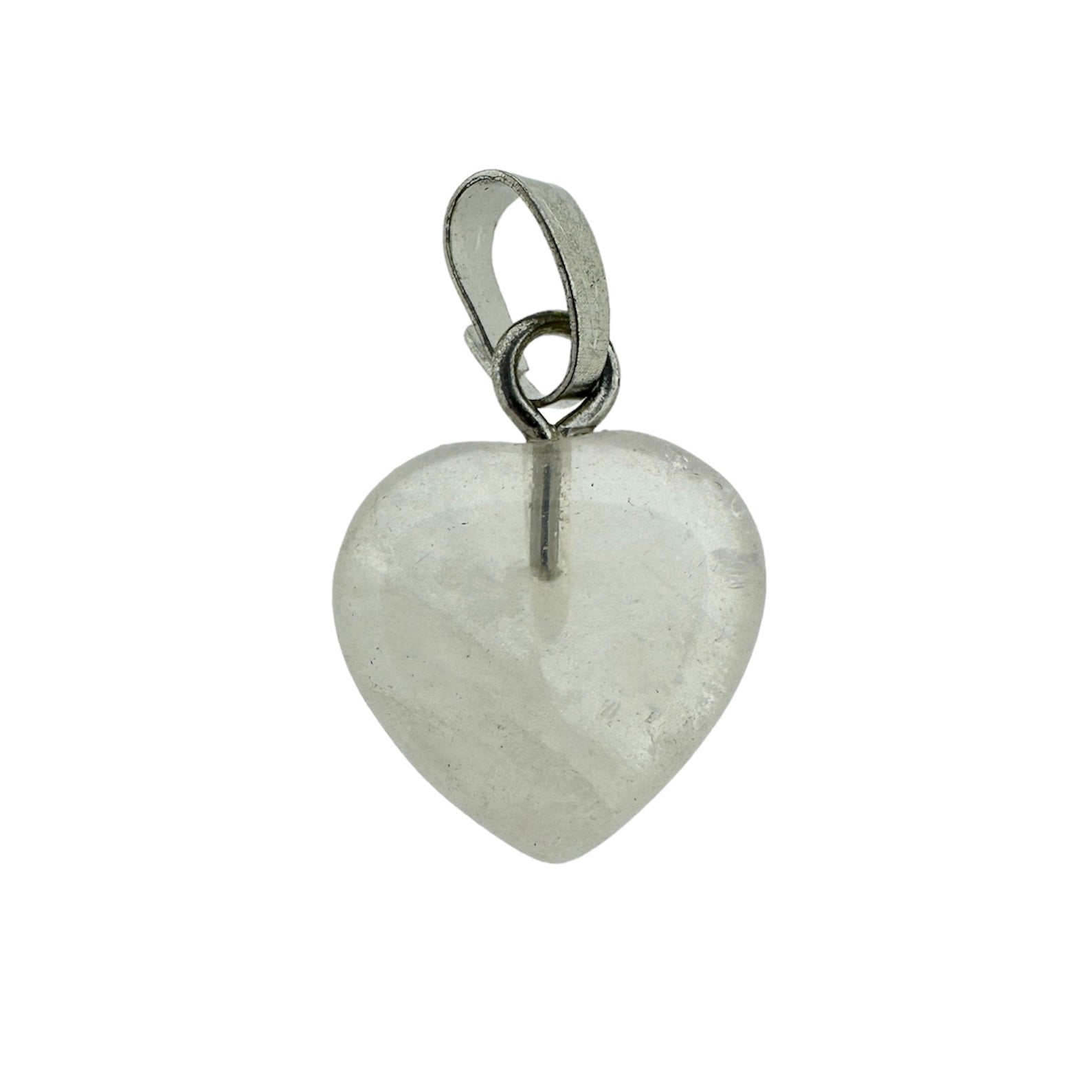 Natuursteen Heart 13x10mm Transparant-bedels-Kraaltjes van Renate