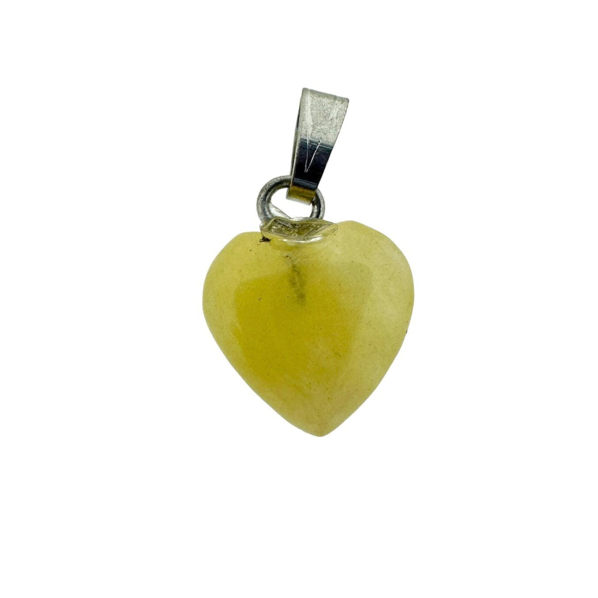 Synthetic Edelsteen Heart 13x10mm Yellow-bedels-Kraaltjes van Renate