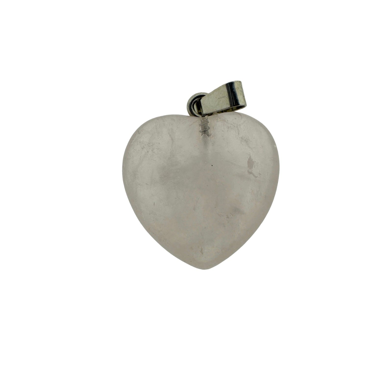 Natuursteen Heart 22x20mm Rose Quartz-bedels-Kraaltjes van Renate