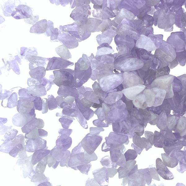 Natuursteen chips Amethyst 5x8mm - 20 gram-Kraaltjes van Renate