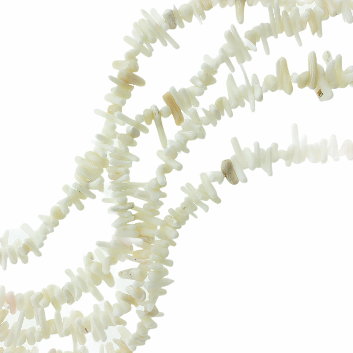 Natuursteen chips Koraal wit 5-8mm - ± 13cm-Kraaltjes van Renate