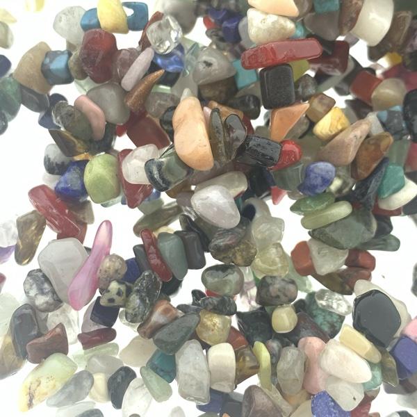 Natuursteen chips Synthetic Gemstone 5x8mm - 20 gram-Kraaltjes van Renate