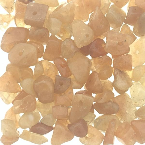 Natuursteen chips Red Aventurine 5x8mm - 20 gram-Kraaltjes van Renate