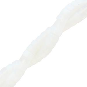 Natuursteen disc rond plat Crystal opal white 4mm - 5 stuks-Kraaltjes van Renate