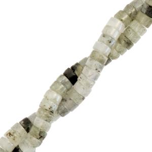 Natuursteen disc rond plat Greenish grey 4mm - 5 stuks-Kraaltjes van Renate