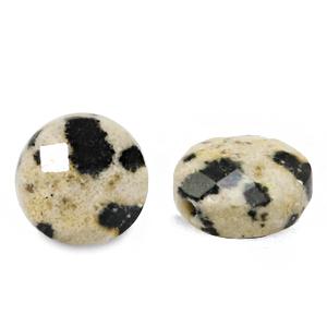 Natuursteen facet rond plat Greige 5mm-Kraaltjes van Renate