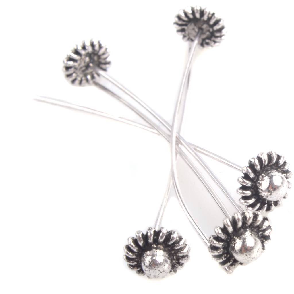 Nietstift design Zilver 53x8mm-Kraaltjes van Renate