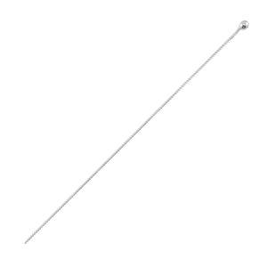 Nietstiften bolletje Zilver DQ 50mm - 10 stuks-Kraaltjes van Renate