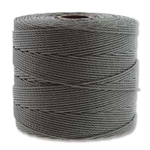 Nylon S-Lon draad Tex135 Grey 0,4mm - 100 meter-Kraaltjes van Renate