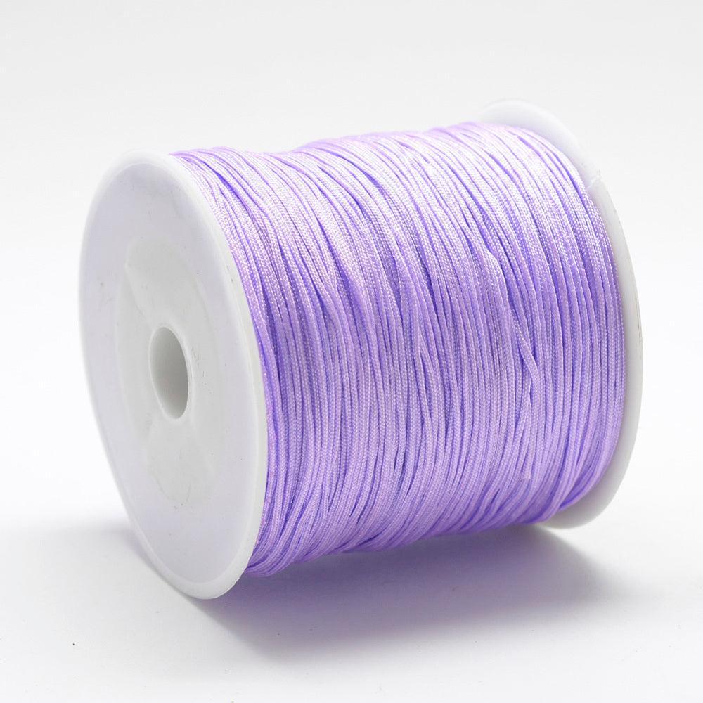 Nylon Koord Lila Paars 0.8mm - vanaf 5 meter-Koord-Kraaltjes van Renate