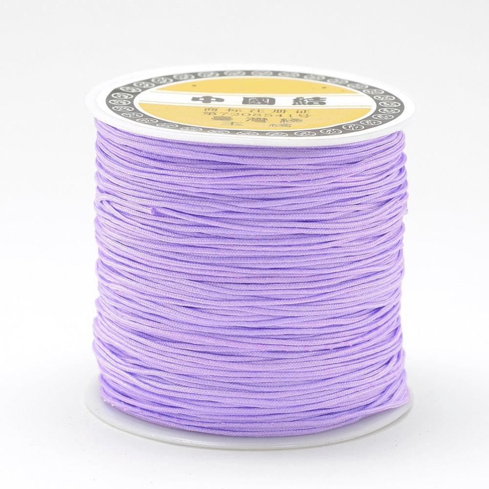 Nylon Koord Lila Paars 0.8mm - vanaf 5 meter-Koord-Kraaltjes van Renate