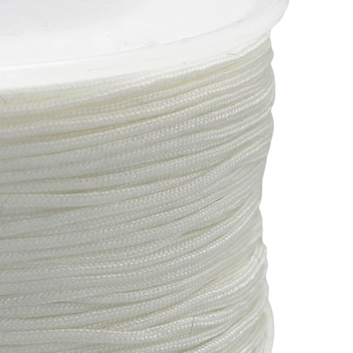 Nylon Koord Wit 0.8mm - vanaf 5 meter-Koord-Kraaltjes van Renate