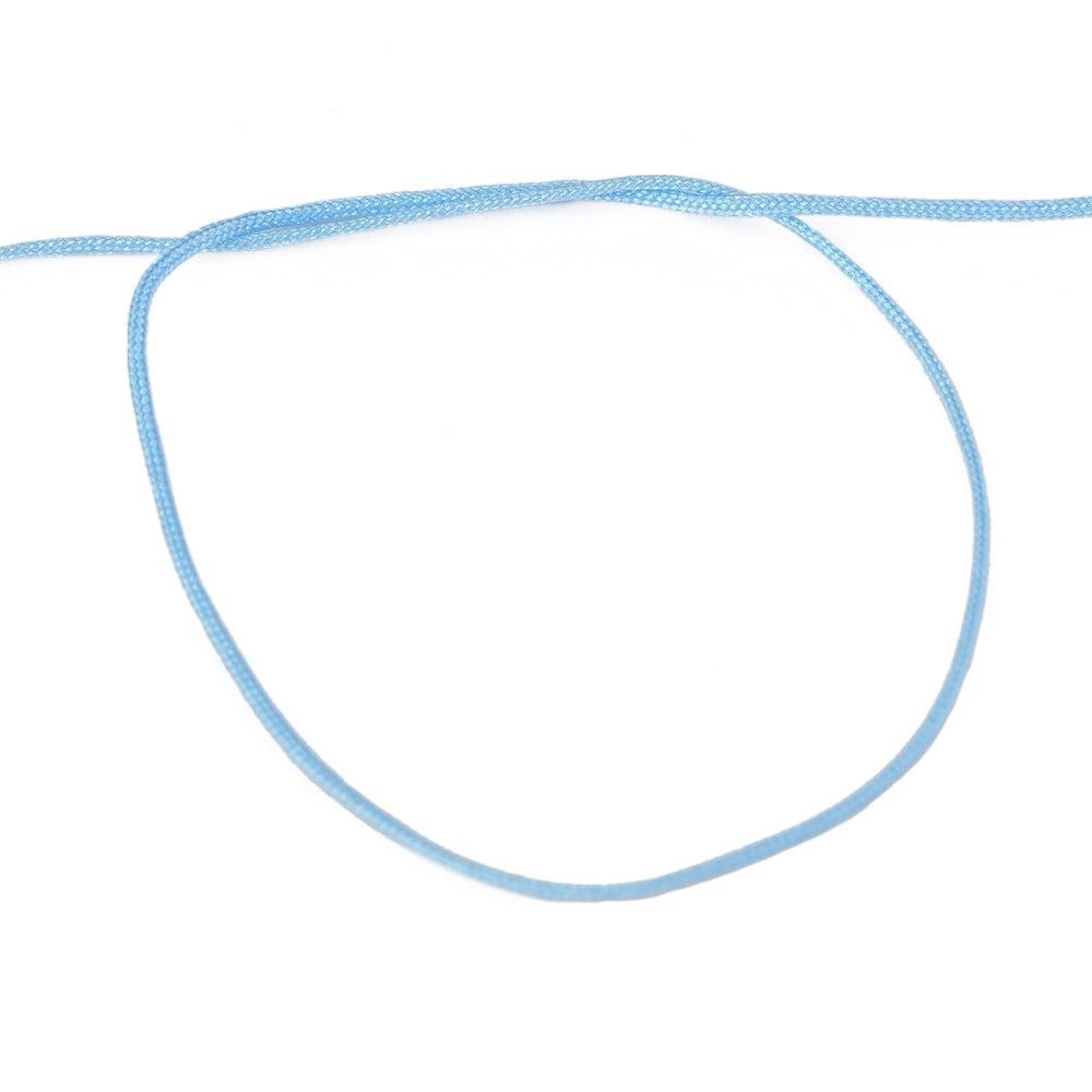 Nylon Rattail Koord Licht Blauw 0.5mm - 5 meter-Koord-Kraaltjes van Renate