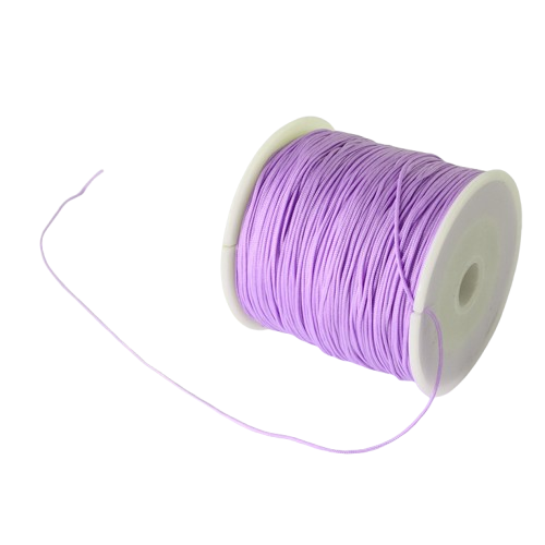 Nylon Rattail Koord Lila Paars 0.5mm - 5 meter-Koord-Kraaltjes van Renate
