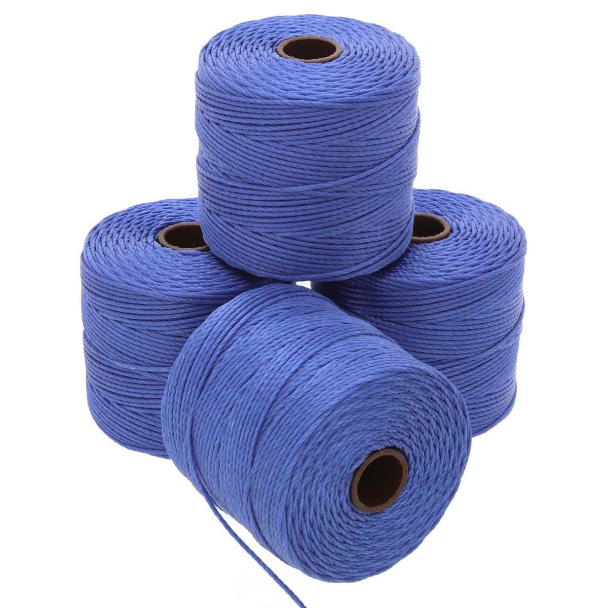 Nylon S-Lon draad Periwinkle Tex210 0,5mm - 70 meter-koord-Kraaltjes van Renate